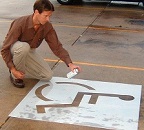 Handicapped Stencils